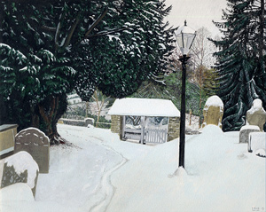 Nantmel Lychgate in Snow